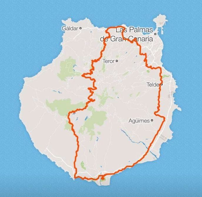 Viele Kilometer auf Gran Canaria 